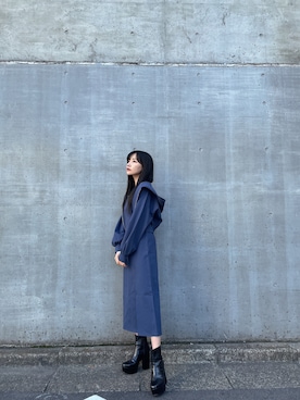 「ANDGEEBEE（アンジービー）のアイテム（シューズ）」を使った、村瀬紗英さん（レディース・159cm）の春コーディネート