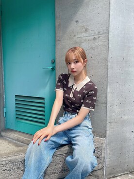 村瀬紗英さん(レディース・159cm)の夏コーディネート