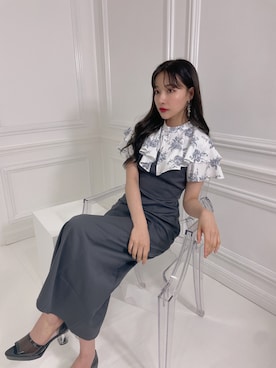 「ANDGEEBEE（アンジービー）のアイテム（シューズ）」を使った、村瀬紗英さん（レディース・159cm）の夏コーディネート