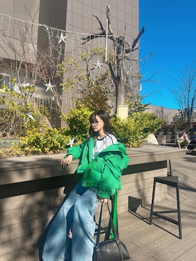 「ANDGEEBEE（アンジービー）のアイテム（Tシャツ/カットソー）」を使った、村瀬紗英さん（レディース・159cm）の春コーディネート