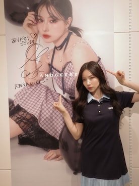 「アイテム（ワンピース/ドレス）」を使った、村瀬紗英さん（レディース・159cm）の夏コーディネート