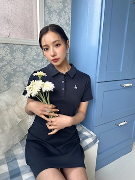 「ANDGEEBEE（アンジービー）のアイテム（ワンピース/ドレス）」を使った、村瀬紗英さん（レディース・159cm）の夏コーディネート