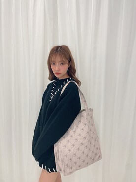 村瀬紗英さん（レディース・159cm）の秋コーディネート