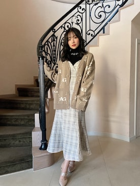 村瀬紗英さん（レディース・159cm）の春コーディネート