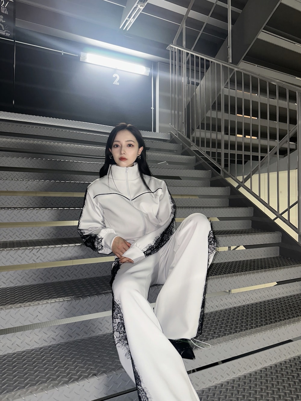 andgeebee ANDGEEBEE 村瀬紗英 村瀬紗英|ANDGEEBEEのジャージを使ったコーディネート - WEAR