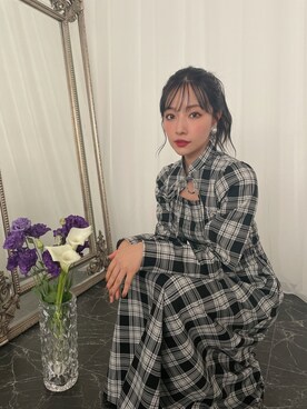 村瀬紗英さん(レディース・159cm)の冬コーディネート