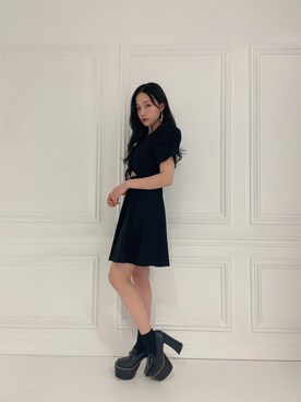 村瀬紗英さん（レディース・159cm）の秋コーディネート