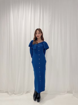 「ANDGEEBEE（アンジービー）のアイテム（シューズ）」を使った、村瀬紗英さん（レディース・159cm）の冬コーディネート