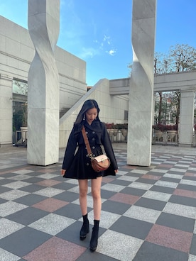 村瀬紗英さん（レディース・159cm）の春コーディネート