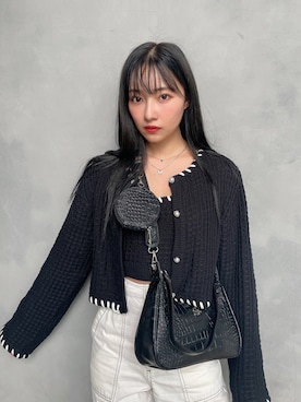 村瀬紗英さん(レディース・159cm)の秋コーディネート