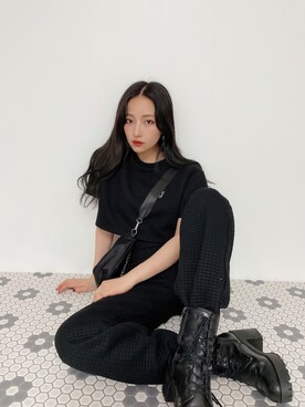 村瀬紗英さん(レディース・159cm)の夏コーディネート