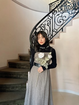 村瀬紗英さん（レディース・159cm）の春コーディネート