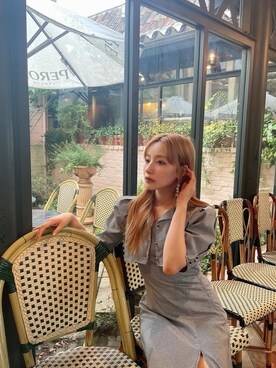 村瀬紗英さん（レディース・159cm）の秋コーディネート