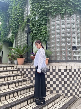 「ANDGEEBEE（アンジービー）のアイテム（ワンピース/ドレス）」を使った、村瀬紗英さん（レディース・159cm）の夏コーディネート
