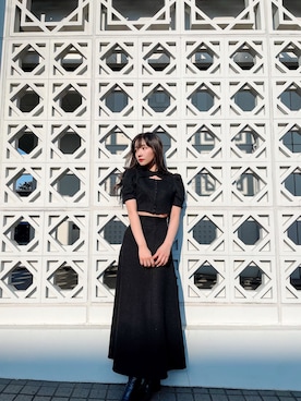 村瀬紗英さん（レディース・159cm）の春コーディネート