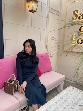 村瀬紗英さん（レディース・159cm）の冬コーディネート