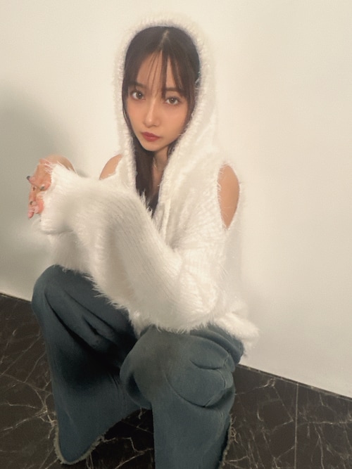 ANDGEEBEE 肩開きラメシャギーフーディーニット AG243KT0904_14.jpg