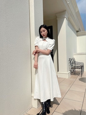 村瀬紗英さん（レディース・159cm）の春コーディネート