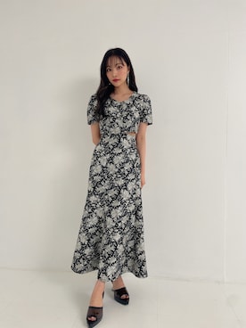 「ANDGEEBEE（アンジービー）のアイテム（その他トップス）」を使った、村瀬紗英さん（レディース・159cm）の夏コーディネート