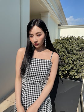 村瀬紗英さん(レディース・159cm)の春コーディネート