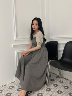村瀬紗英さん（レディース・159cm）の秋コーディネート