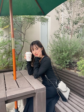 村瀬紗英さん（レディース・159cm）の春コーディネート