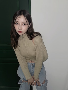 村瀬紗英さん（レディース・159cm）の秋コーディネート