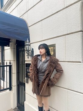 「ANDGEEBEE（アンジービー）のアイテム（ワンピース/ドレス）」を使った、村瀬紗英さん（レディース・159cm）の春コーディネート