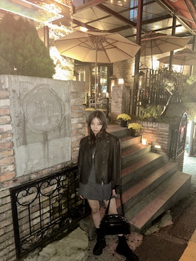 村瀬紗英さん（レディース・159cm）の冬コーディネート