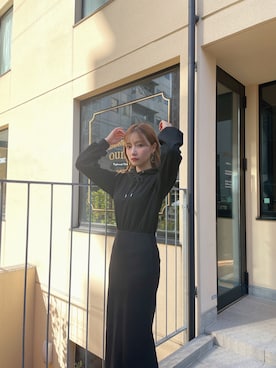 村瀬紗英さん（レディース・159cm）の冬コーディネート