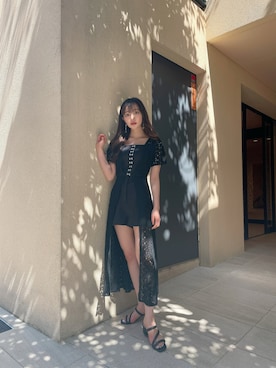 村瀬紗英さん（レディース・159cm）の夏コーディネート