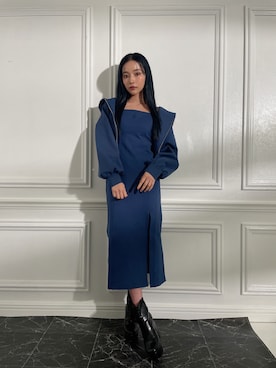 「ANDGEEBEE（アンジービー）のアイテム（シューズ）」を使った、村瀬紗英さん（レディース・159cm）の春コーディネート