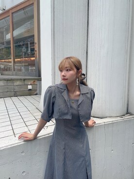 村瀬紗英さん（レディース・159cm）の秋コーディネート