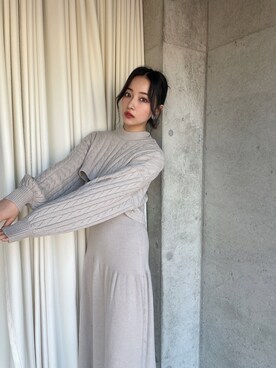 村瀬紗英さん（レディース・159cm）の冬コーディネート