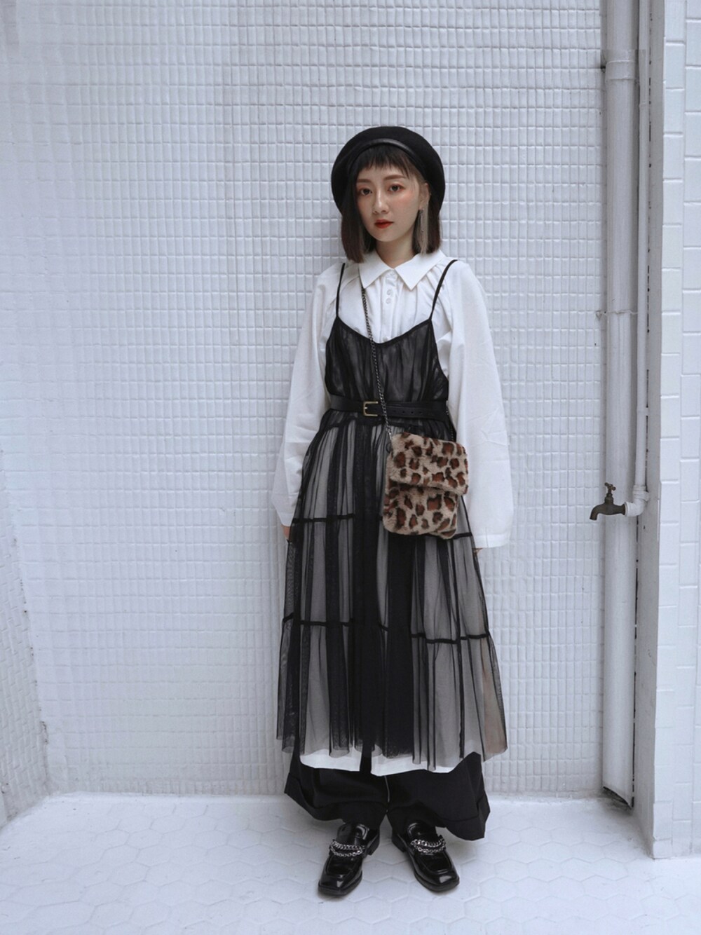 「コーディネート」｜「PIXEL CAKEのアイテム（バッグ、ブラウン系）」を使った、ひでこ✿さん（レディース・155cm）の夏コーディネートの1枚目の写真