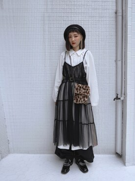「コーディネート」｜「アイテム（キャップ）」を使った、ひでこ✿さん（レディース・155cm）の夏コーディネート