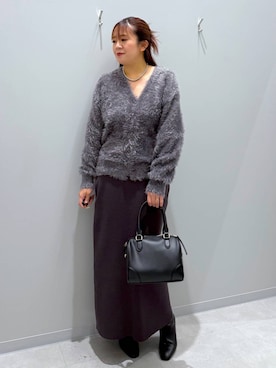 「GLOBAL WORK（グローバルワーク）のアイテム（ワンピース）」を使った、rumi.さん（レディース・160cm）の秋コーディネート