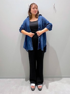 「GLOBAL WORK Smile Seed Store（グローバルワーク スマイルシードストア）のアイテム」を使った、rumi.さん（レディース・160cm）の秋コーディネート