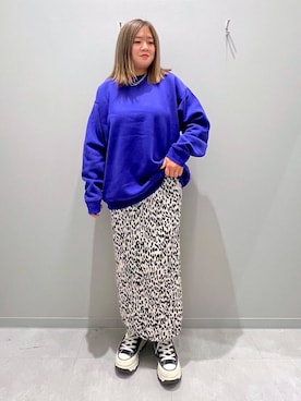 「アイテム（スウェット）」を使った、rumi.さん（レディース・160cm・30代）の秋コーディネート