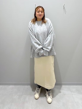 「家族旅行」｜「アイテム（スカート）」を使った、rumi.さん（レディース・160cm）の冬コーディネート