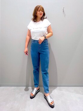 「GLOBAL WORK Smile Seed Store（グローバルワーク スマイルシードストア）のアイテム」を使った、rumi.さん（レディース・160cm）の夏コーディネート