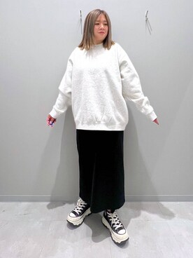 「アイテム（スウェット）」を使った、rumi.さん（レディース・160cm・30代）の秋コーディネート