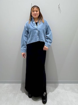 「家族旅行」｜「アイテム（ローファー）」を使った、rumi.さん（レディース・160cm）の春コーディネート
