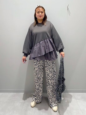 「家族旅行」｜「アイテム（トートバッグ）」を使った、rumi.さん（レディース・160cm）の冬コーディネート