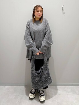 「家族旅行」｜「アイテム（スカート）」を使った、rumi.さん（レディース・160cm）の秋コーディネート
