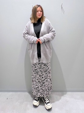 「家族旅行」｜「アイテム（スカート）」を使った、rumi.さん（レディース・160cm）の秋コーディネート