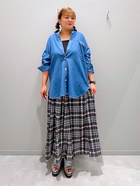 「GLOBAL WORK Smile Seed Store（グローバルワーク スマイルシードストア）のアイテム」を使った、rumi.さん（レディース・160cm）の夏コーディネート