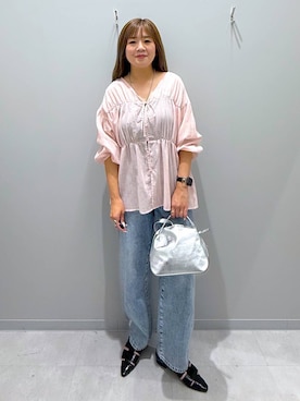 「アイテム（パンプス）」を使った、rumi.さん（レディース・160cm・30代）の夏コーディネート