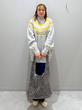 「家族旅行」｜「アイテム（スカート）」を使った、rumi.さん（レディース・160cm）の秋コーディネート