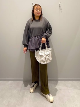 「GLOBAL WORK Smile Seed Store（グローバルワーク スマイルシードストア）のアイテム」を使った、rumi.さん（レディース・160cm）の冬コーディネート
